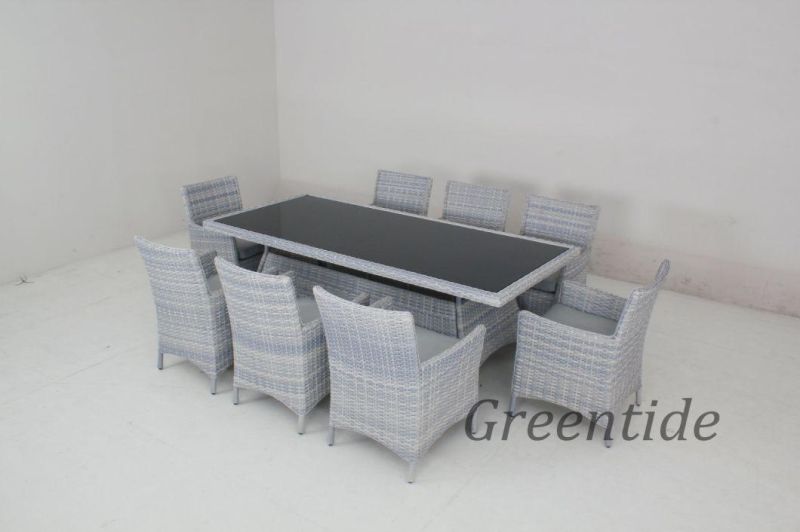 Chinese Outdoor Patio Furniture Garden Rattan Wicker Dining Table Sets