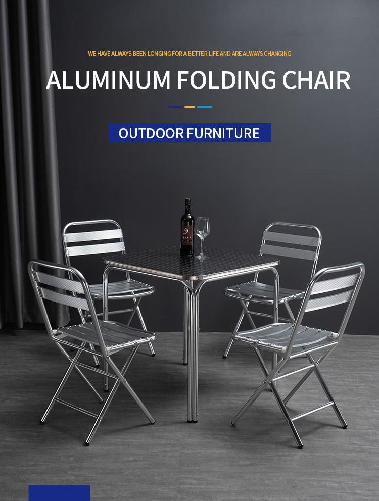 Cheap Outdoor Ultralight Portable Aluminum Metal Folding Chair for Events