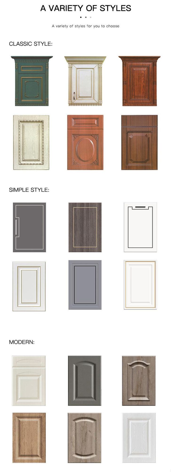 Modern Design Wooden Sideboard Furniture Kitchen Organizer Cabinet