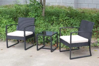 3 PCS Plastic-Steel Furniture Sofa Set PP Rattan Design