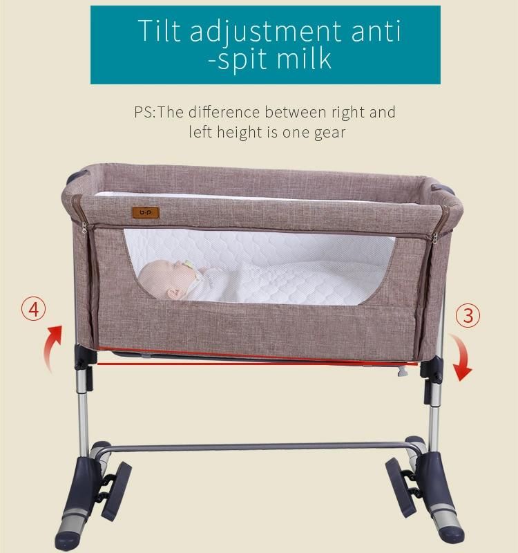 2022 OEM Newborn Adjustable Baby Cot Infant Cradle Cribs
