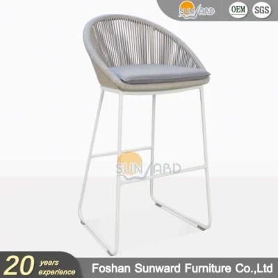 Waterproof Outdoor Furniture Rattan Chair Wicker Stacking Chair