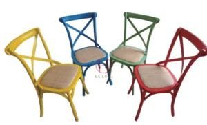 European Popular Design Hot Sale Club and Pub Furniture Wooden Dining Crossback Chair