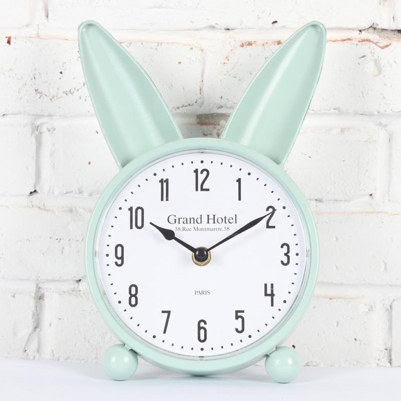 Metal Rabbit Shape Table Clock for Kids, Leader & Unique Table Clock, Iron Table Clock, Promotional Clock, Desk Clock, Rabbit Table Clock, Kids Table Clock