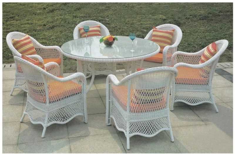 Patio Furniture, 5 PCS All Weather Resistant Heavy Duty Wicker Dining Set with Chairs, Perfect for Balcony Patio Garden Poolside, 5 Piece Wicker Table and Chair