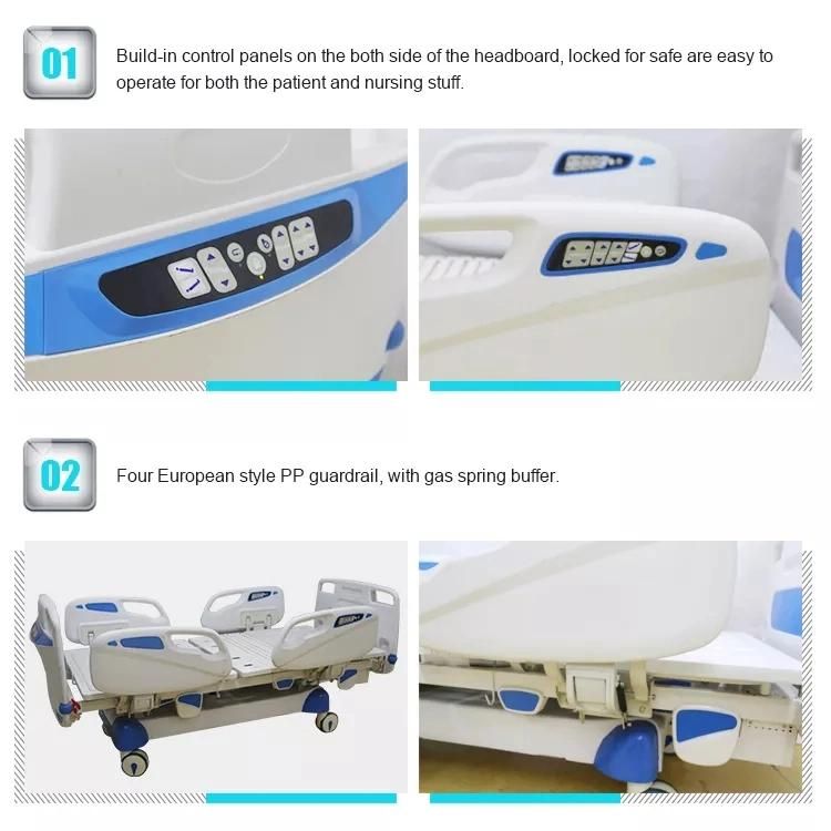 China Factory OEM Wholesale European Quality Standard Hospital Furniture ICU Hospital Bed Price