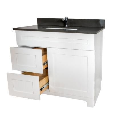 Customized White Bathroom Cupboard Modern Furniture Wooden Cabinet Factory Direct