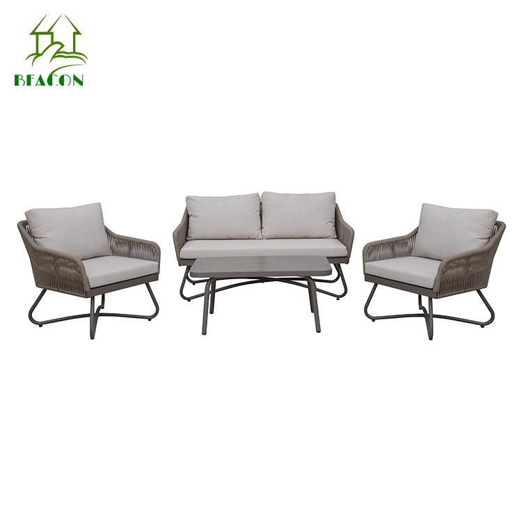 Garden Set Garden Sofas Outdoor Furniture Aluminum Sofa Set Rope Sofa