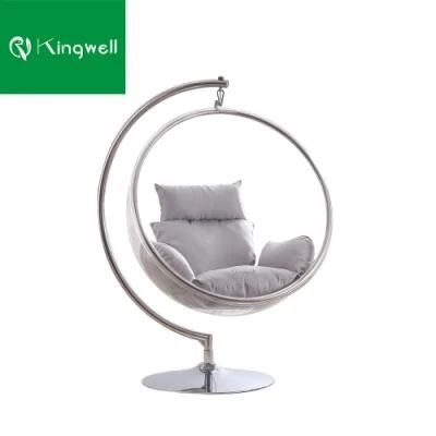 Outdoor Furniture Balcony Acrylic Basket Hanging Chair Bubble Chair Transparent Chair Space Chair Swing Rocking Chair for Indoor