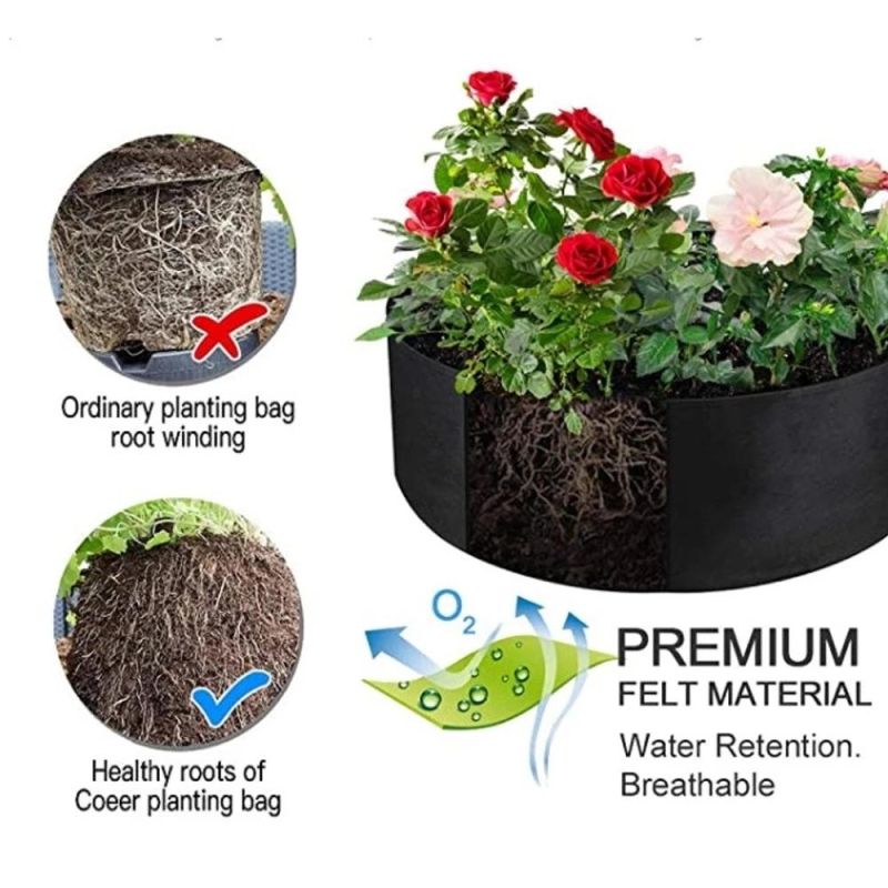 Growing Bags for Household Plants, Gardening Pots, Elevated Plant Beds, for Planting Flowers and Vegetables