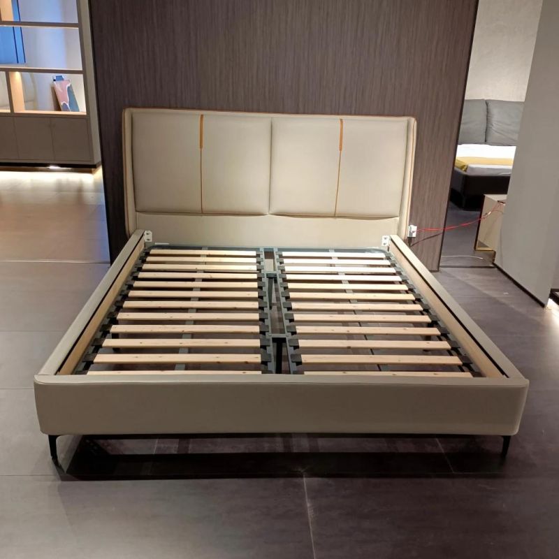 European Style Bed Wooden Bed High Density Foam Popular Bed