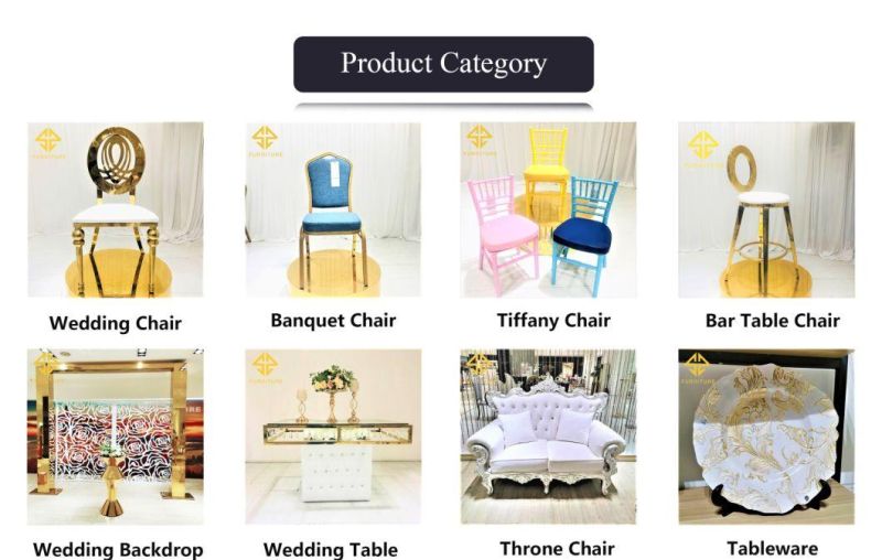 Luxury European Gold Stainless Steel Royal Velvet Upholstered Chair Dining Chair