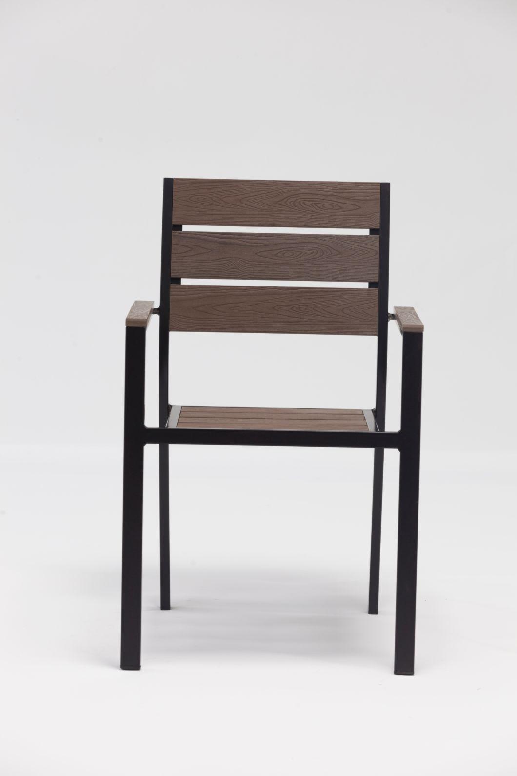 Stackable Polywood Aluminum Chair for Outdoor