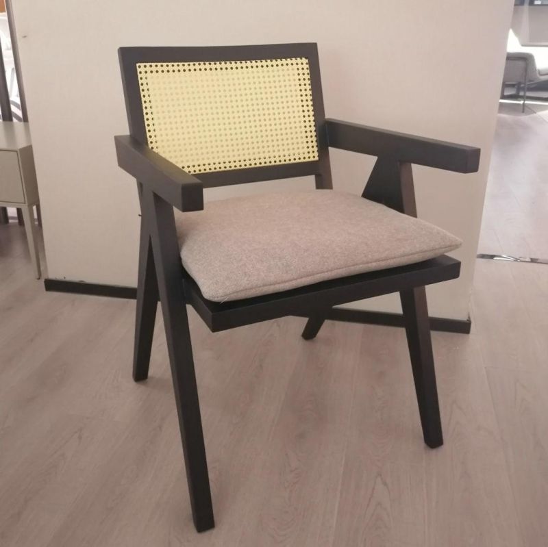 Concise Home Modern Rattan Dining Chair Study Chair Diningroom Furniture Made in China