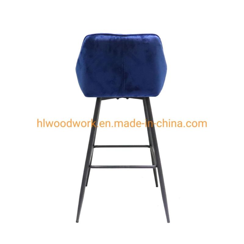 Commercial Furniture European High Quality Fancy Bar Club Modern New Design French Bar Chair Modern Leisure Adjustable Bar Stool Plastic Spoon Bar Chair