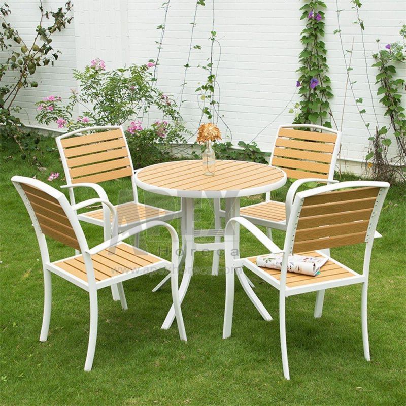 European Fashion Outdoor Restaurant Furniture Cafe Aluminium Dining Chair Wholesale