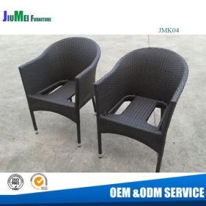 Outdoor Wicker Furniture Stackable Synthetic Rattan Chair (JMK04)