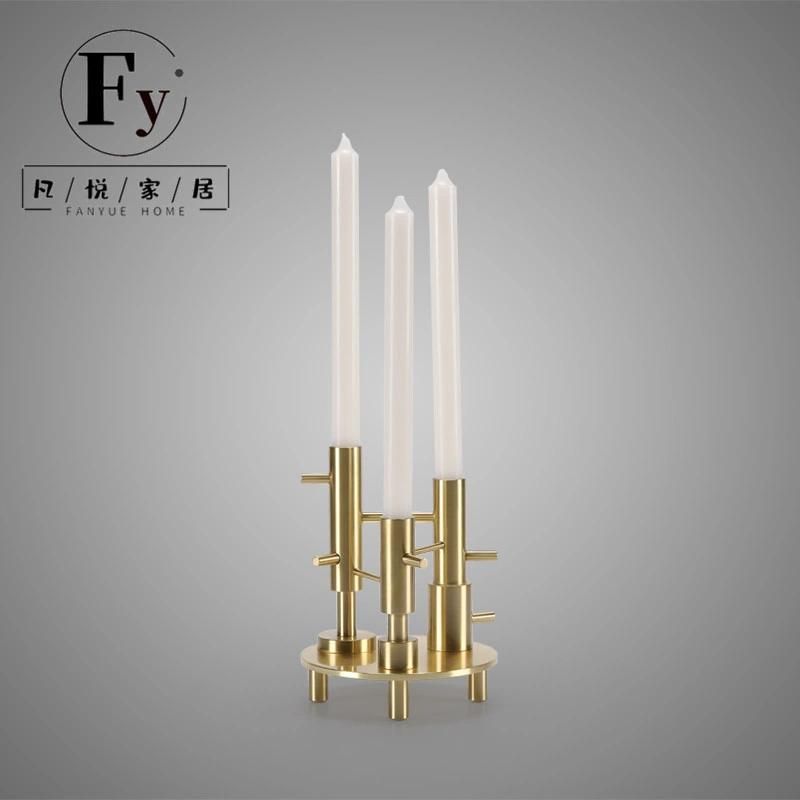 Home Decoration Table Top Candle Holder for Romantic Crafts