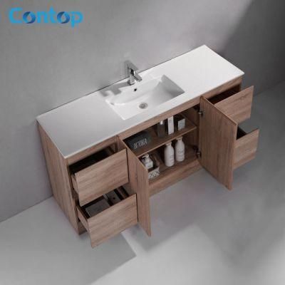 China Factory Hot Sale Modern Style Home Furniture Single Wash Sink Bathroom Vanities