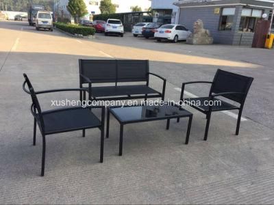 Steel 4PCS Moder Furniture Set by Table+Chairs