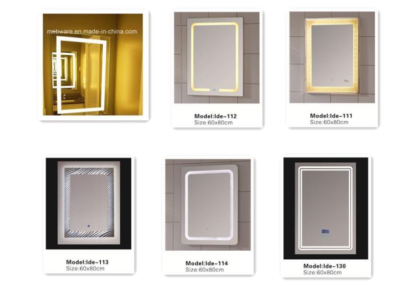 Supply Professional High Quality Touch Screen Simple Style LED Bathroom Mirror