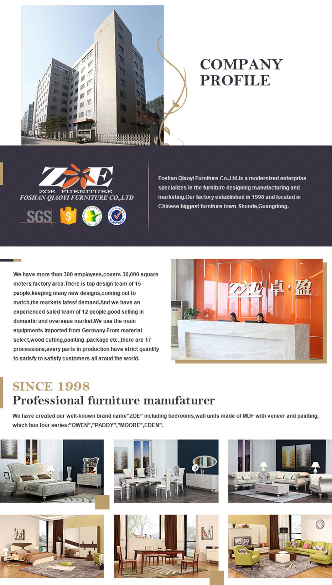 China Supplier Modern Hotel Furniture MDF Material King Size Bed Bedroom Furniture