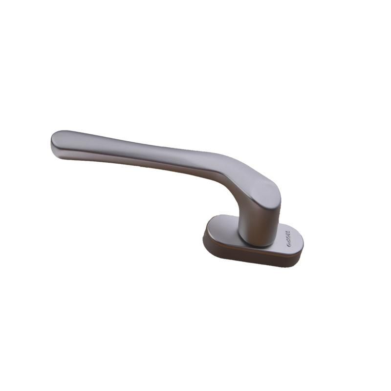 Anodized Silver Square Spindle Door Handle