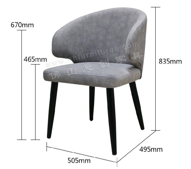 Yc-F105 Modern European-Style Ash Wood Armchair for Restaurant and Hotel Furniture