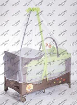 Baby Palypen with Hanging Mosquito Net/Hanging Mosquito Net Baby Playpen /Luxury Playpen /Travel Cot