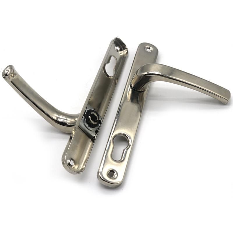 Door Hardware Aluminum Alloy Lever Handles with Iron Plate