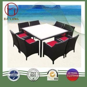 Modern 9PCS Garden Patio Leisure Home Office Hotel Lounge Rattan Outdoor Furniture chair and Table