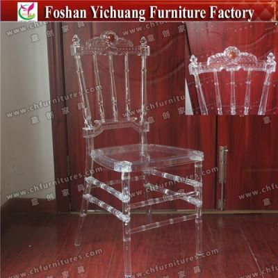 Yc-As75 Luxury New Design Wedding Polycarbonate Phenix Napoleon Crystal Acrylic Transparent Chair