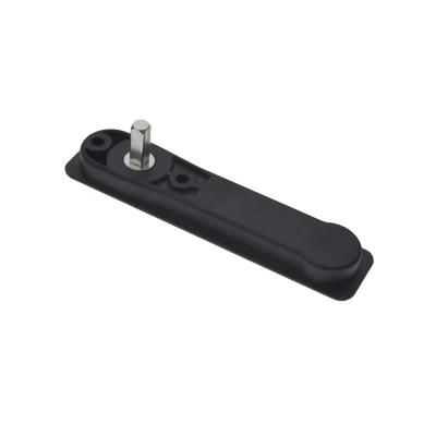 Hopo Square Spindle Zinc Alloy Material Painted Black Color Handle for Sliding Doors
