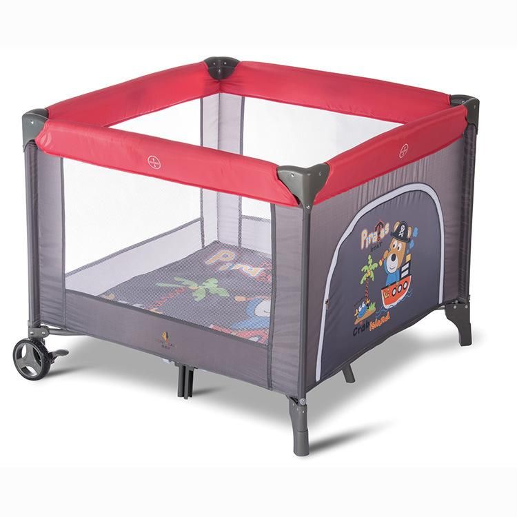 Hot Selling Large Folding Baby Playpen /Square Baby Playpen in Steel /Square Baby Bed