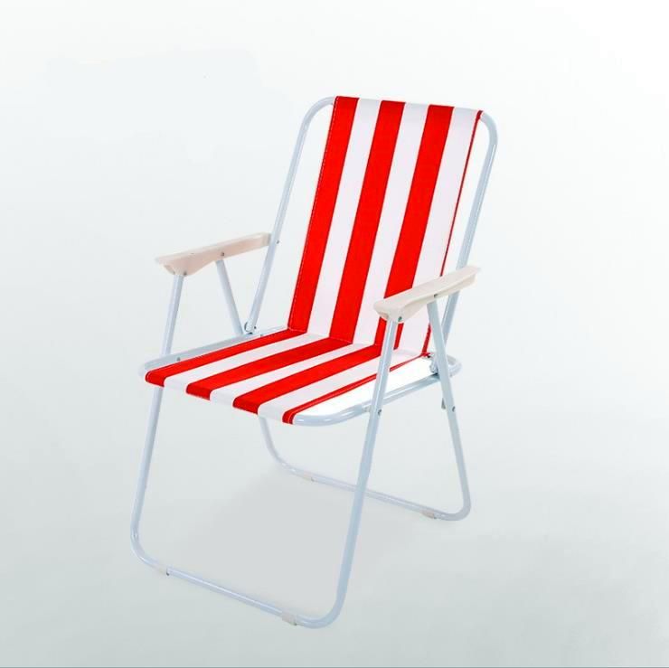Folding Chair Outdoor Leisure Spring Chair Camping Beach Chair Indoor Back Chair Lunch Chair