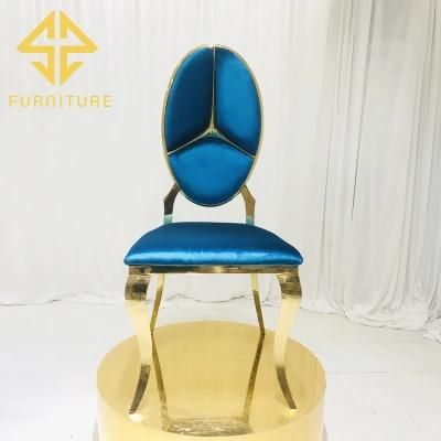 Light Luxury Nordic Gold Stainless Steel Dining Chair Simple Modern Fashion Leisure European Hotel Dining Room Table Chair
