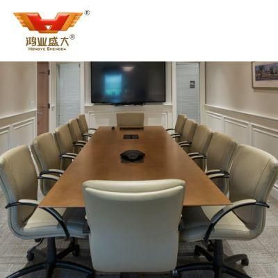 Modern Wooden Black European Style Office Conference Table