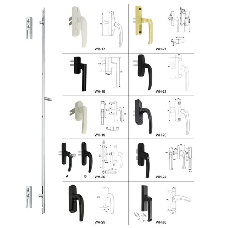 Window Hardware Fork Handle for Window Hardware