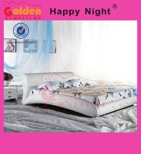 White Leather Bed for Sales G870