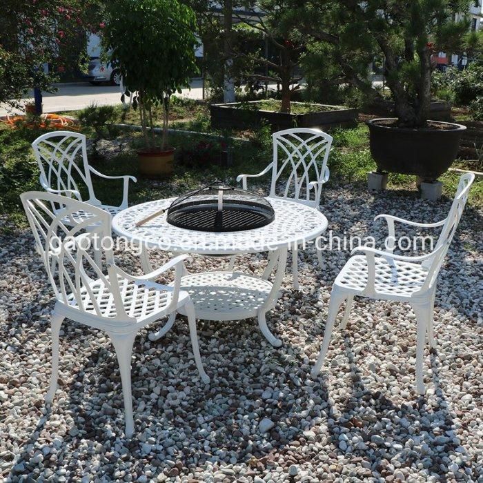 Aluminum Barbeque Table Chairs Furniture Outdoor