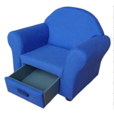 Fabric Single Sofa/Children Furniture/Baby Chair with Drawer (SF-49)