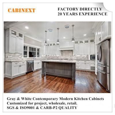 Chinese Furniture Modern Modular Kitchen Cabinets All Wood Factory Directly