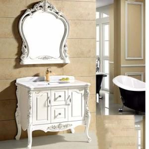 European Style PVC Bathroom Vanity with Floor Mounting Sanitaryware