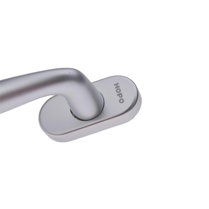 Aluminum Alloy Silver Security Door Handle for Home