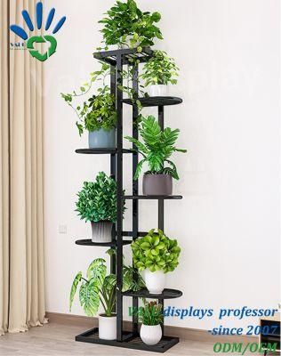 Plant Stand House Home Decor Modern Display Holder Rack Wrought Iron Adjustable Indoor Metal Plant Stand