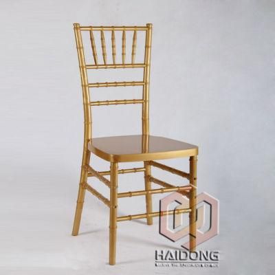 Polycarbonate Resin Gold Dining Banquet Tiffany Chair Wedding Furniture