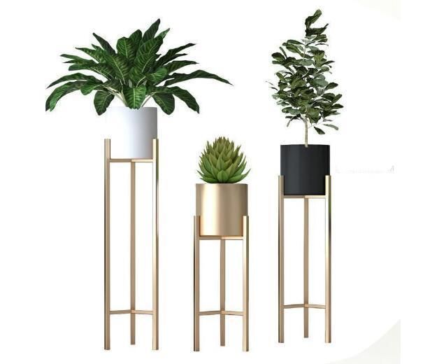 Flower Pot Holder Indoor/Outdoor Display Rack for Potted Plant