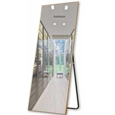 High End Right Angle Iron Recgangular Full Length Mirror for Bedroom