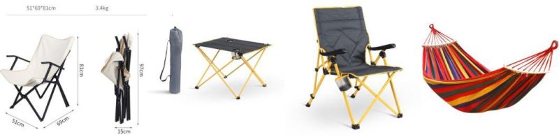 Outdoor Furniture Steel Aluminum Lightweight Foldable Leisure Beach Fish Camping Chair