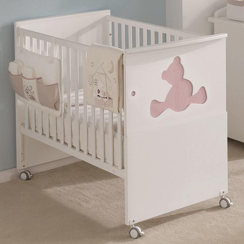 Nova European Design Newborn Baby Furniture Products Baby Crib Wooden Cot Bed Crib
